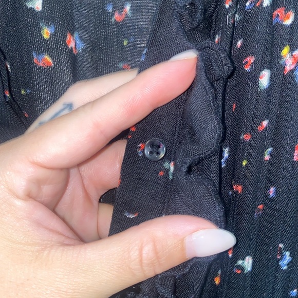 Free People Rare Feeling High-Neck Floral-print Midi Dress - Picture 6 of 10